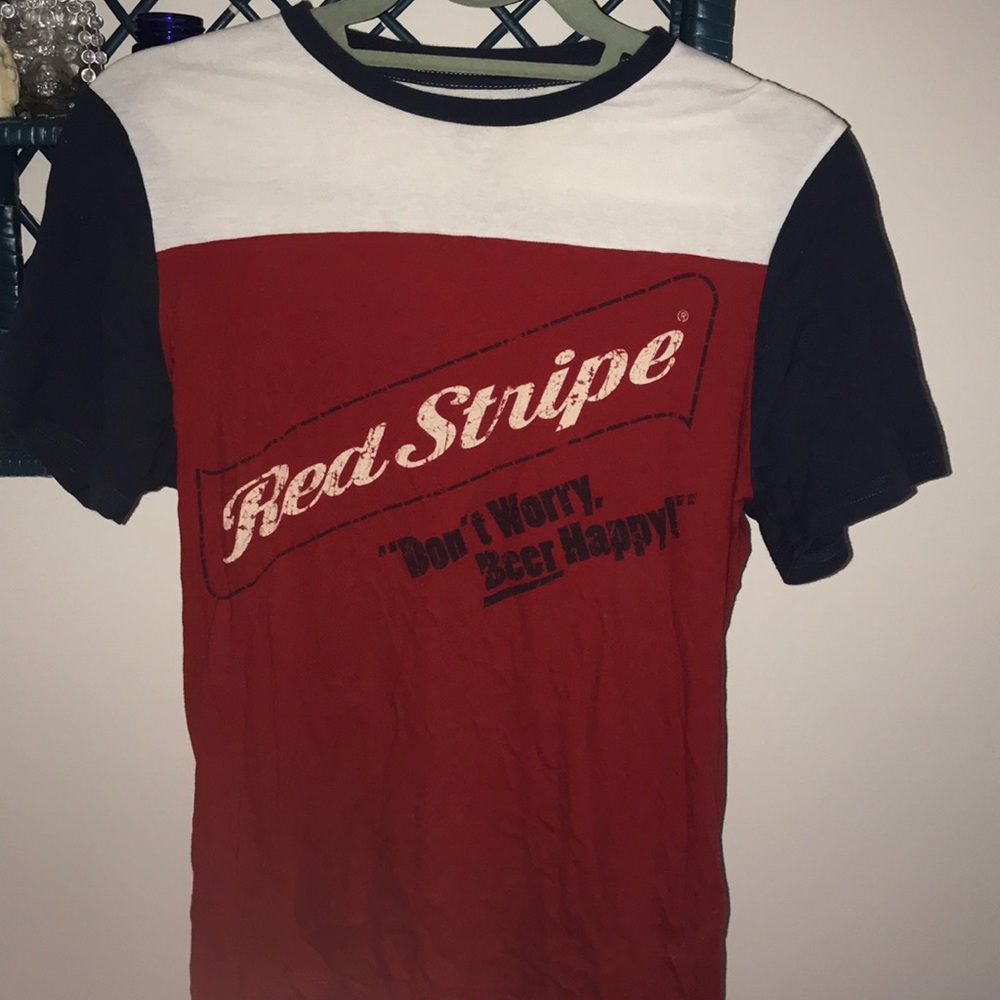 Vintage Red Stripe Shirt